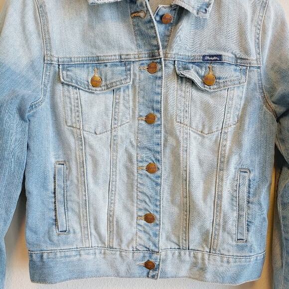 Wrangler Denim Jacket Sz S - Picture 3 of 8